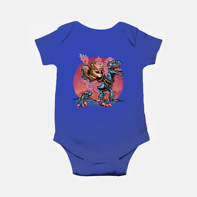 The Bond Of Loyalty And Protection-Baby-Basic-Onesie-glitchygorilla