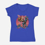 The Bond Of Loyalty And Protection-Womens-V-Neck-Tee-glitchygorilla