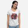 The Bond Of Loyalty And Protection-Womens-V-Neck-Tee-glitchygorilla
