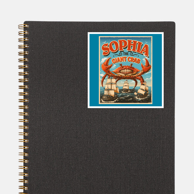 Sophia The Giant Crab-None-Glossy-Sticker-daobiwan