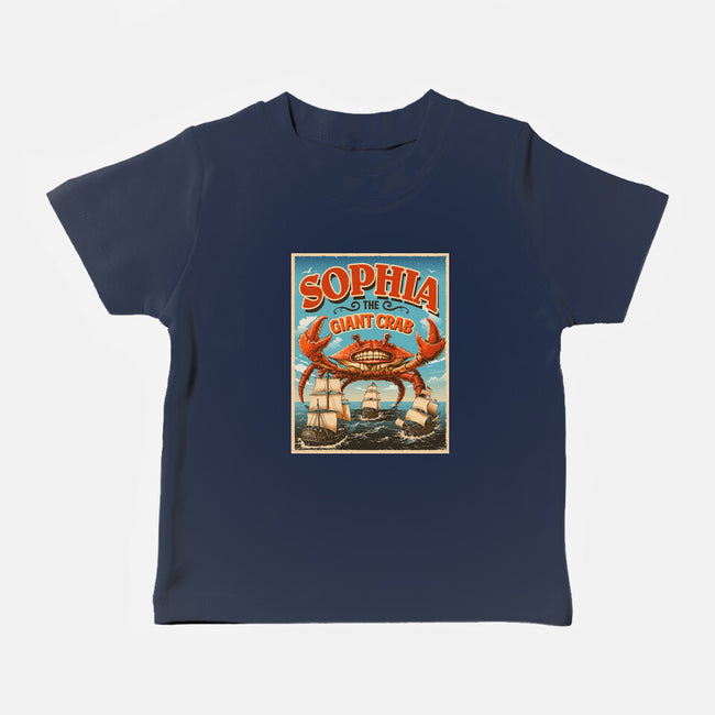 Sophia The Giant Crab-Baby-Basic-Tee-daobiwan