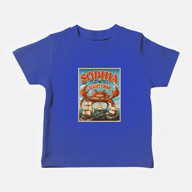 Sophia The Giant Crab-Baby-Basic-Tee-daobiwan