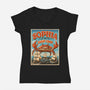 Sophia The Giant Crab-Womens-V-Neck-Tee-daobiwan
