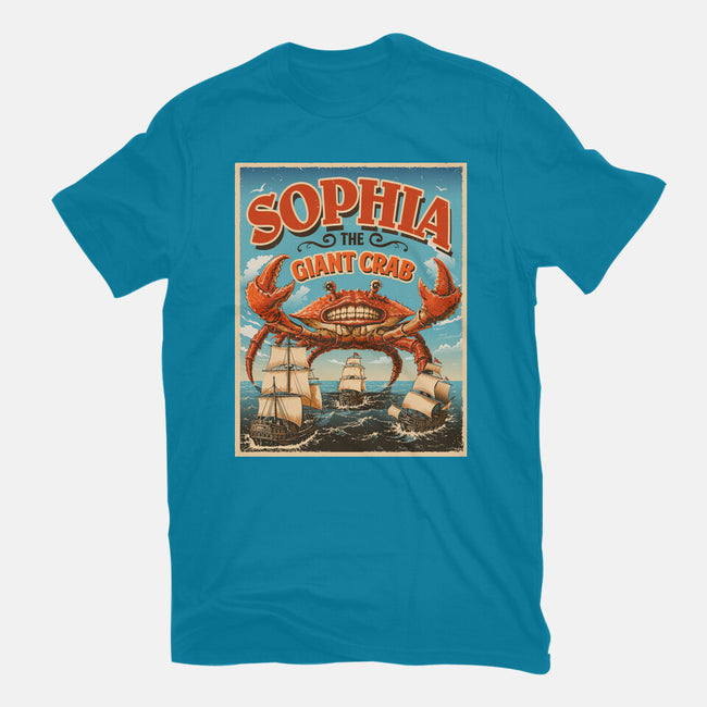 Sophia The Giant Crab-Womens-Fitted-Tee-daobiwan