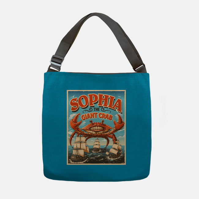Sophia The Giant Crab-None-Adjustable Tote-Bag-daobiwan