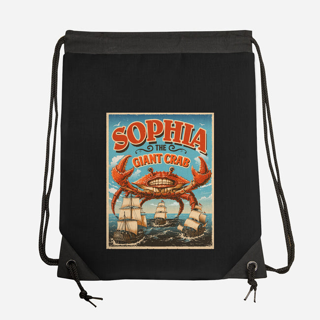 Sophia The Giant Crab-None-Drawstring-Bag-daobiwan