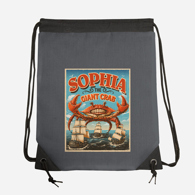 Sophia The Giant Crab-None-Drawstring-Bag-daobiwan