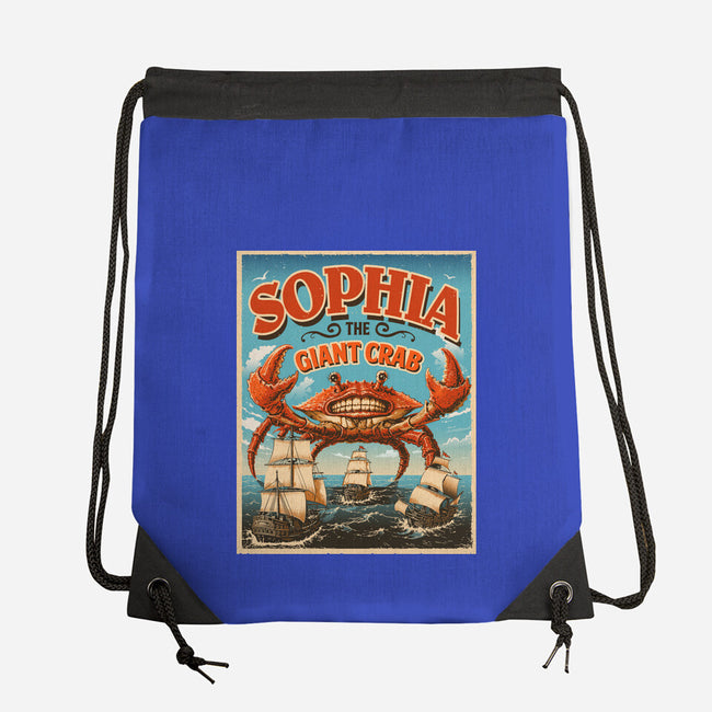 Sophia The Giant Crab-None-Drawstring-Bag-daobiwan