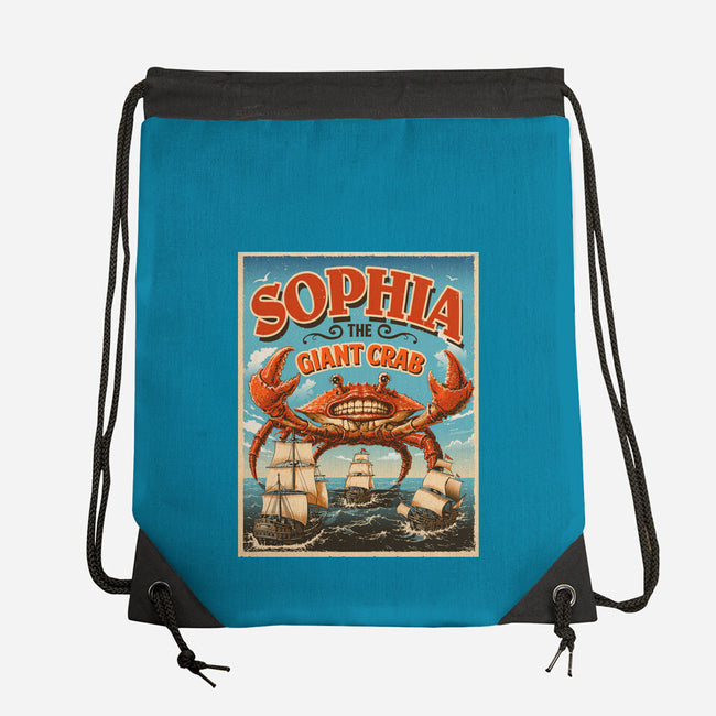 Sophia The Giant Crab-None-Drawstring-Bag-daobiwan