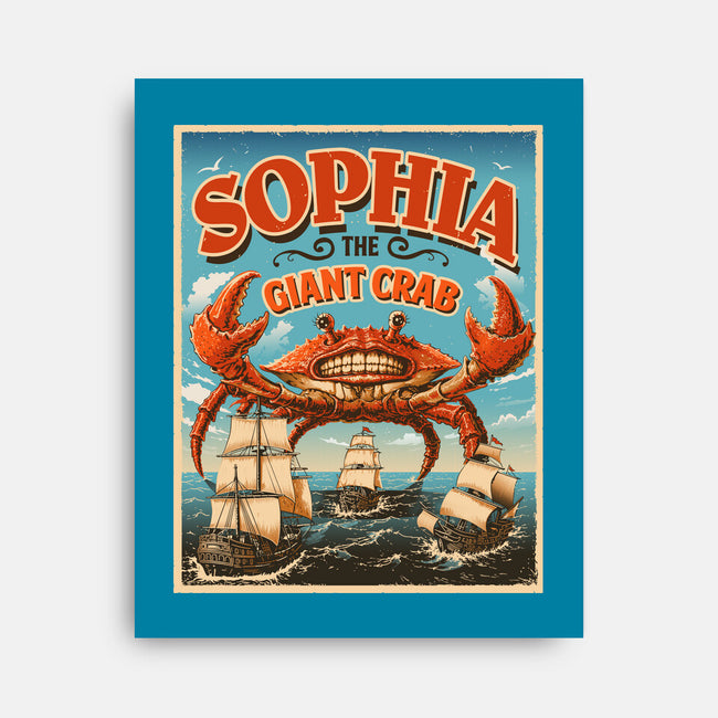 Sophia The Giant Crab-None-Stretched-Canvas-daobiwan