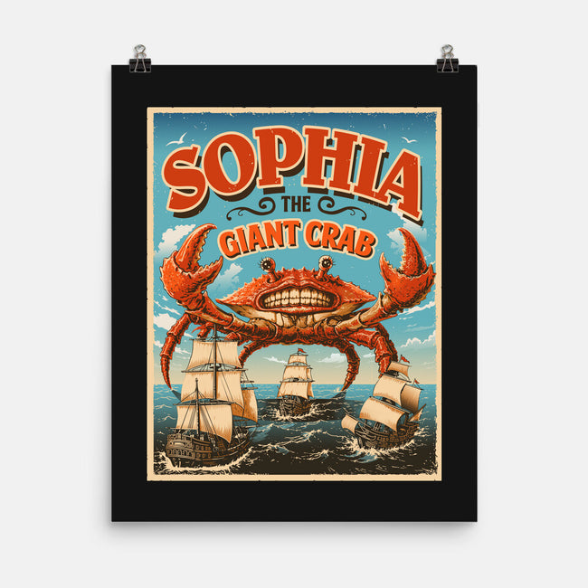 Sophia The Giant Crab-None-Matte-Poster-daobiwan