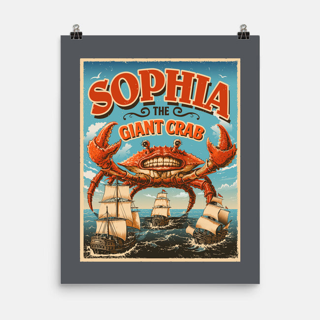 Sophia The Giant Crab-None-Matte-Poster-daobiwan
