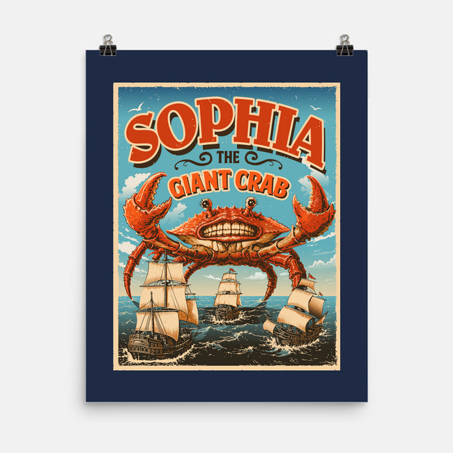 Sophia The Giant Crab-None-Matte-Poster-daobiwan