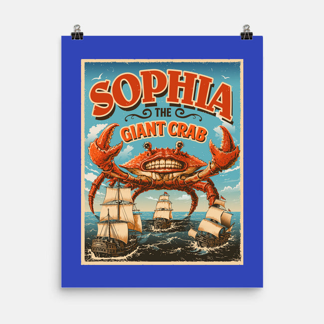 Sophia The Giant Crab-None-Matte-Poster-daobiwan