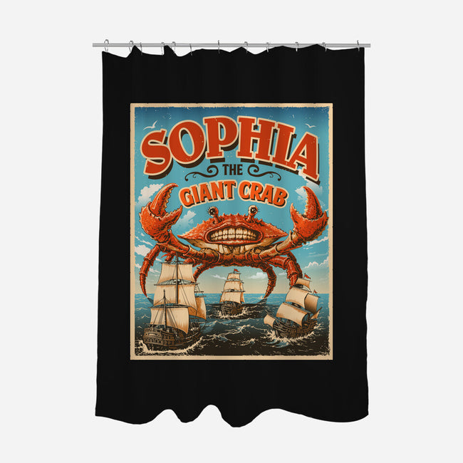 Sophia The Giant Crab-None-Polyester-Shower Curtain-daobiwan