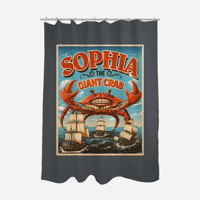 Sophia The Giant Crab-None-Polyester-Shower Curtain-daobiwan