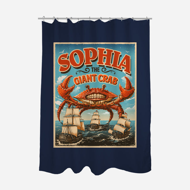 Sophia The Giant Crab-None-Polyester-Shower Curtain-daobiwan