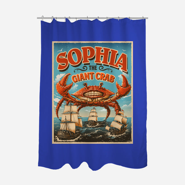 Sophia The Giant Crab-None-Polyester-Shower Curtain-daobiwan