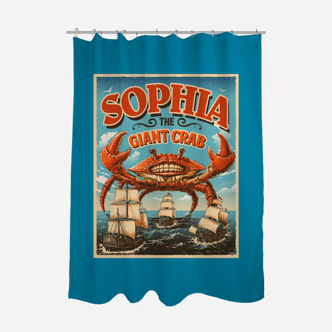 Sophia The Giant Crab-None-Polyester-Shower Curtain-daobiwan