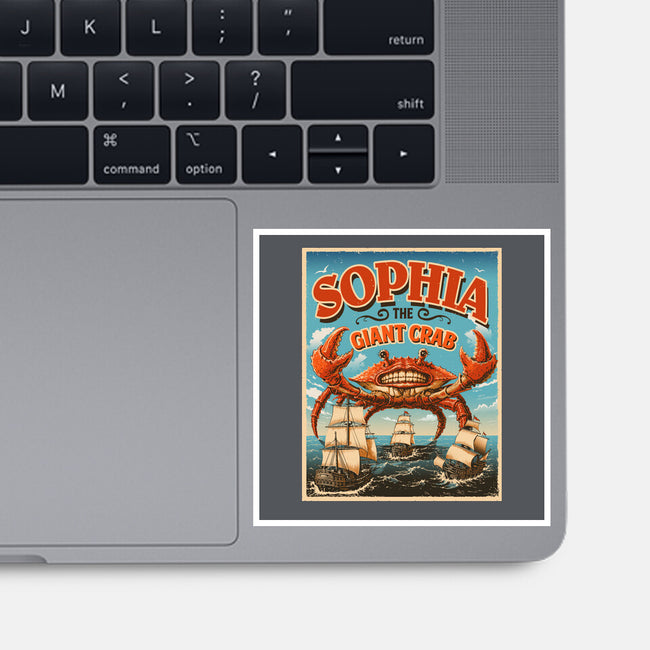 Sophia The Giant Crab-None-Glossy-Sticker-daobiwan