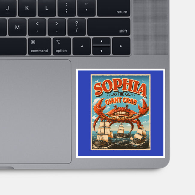 Sophia The Giant Crab-None-Glossy-Sticker-daobiwan
