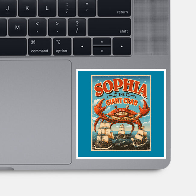 Sophia The Giant Crab-None-Glossy-Sticker-daobiwan