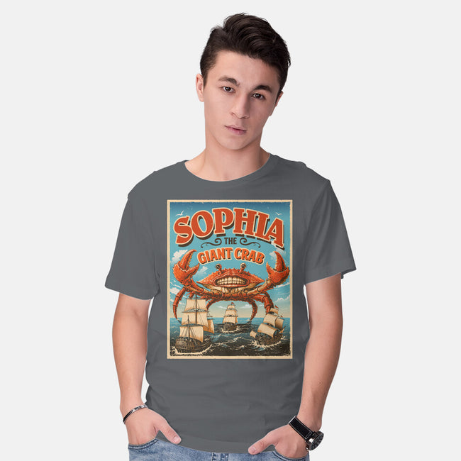 Sophia The Giant Crab-Mens-Basic-Tee-daobiwan