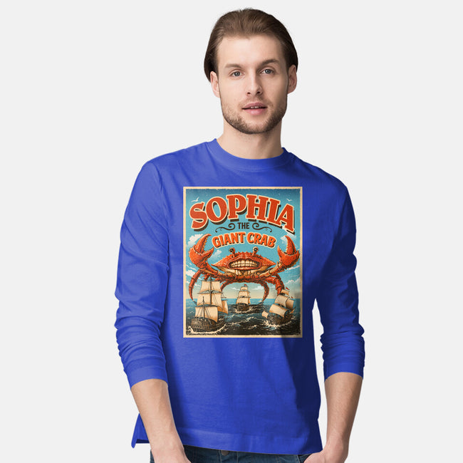 Sophia The Giant Crab-Mens-Long Sleeved-Tee-daobiwan