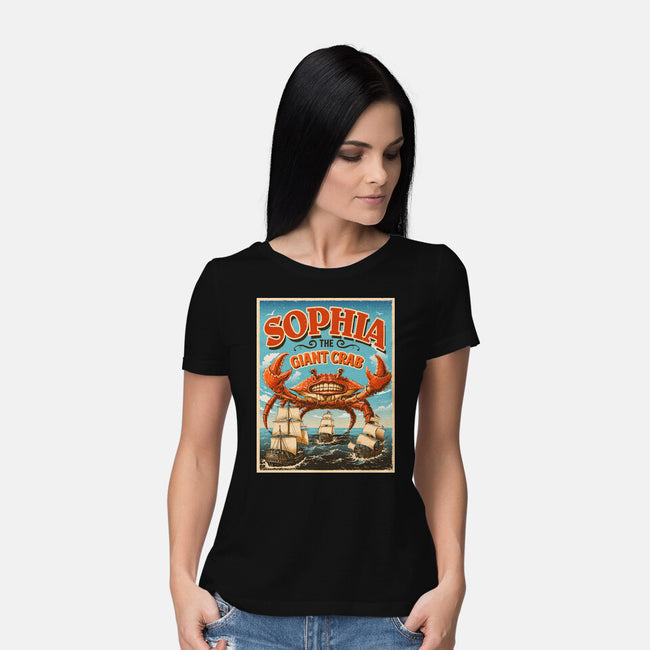Sophia The Giant Crab-Womens-Basic-Tee-daobiwan