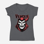 RPG Animation Punk Cover-Womens-V-Neck-Tee-Studio Mootant