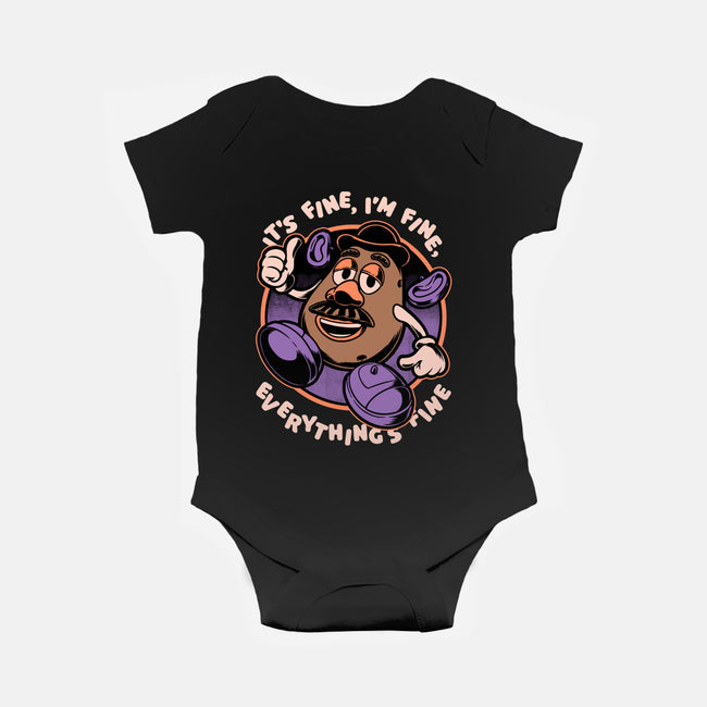 Potato Fine-Baby-Basic-Onesie-Studio Mootant