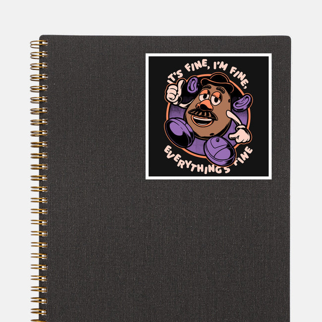 Potato Fine-None-Glossy-Sticker-Studio Mootant