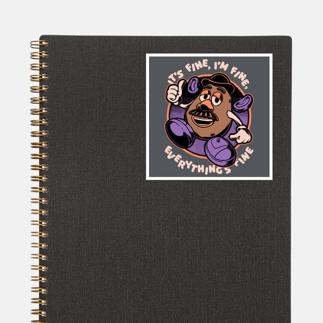 Potato Fine-None-Glossy-Sticker-Studio Mootant