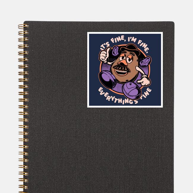 Potato Fine-None-Glossy-Sticker-Studio Mootant
