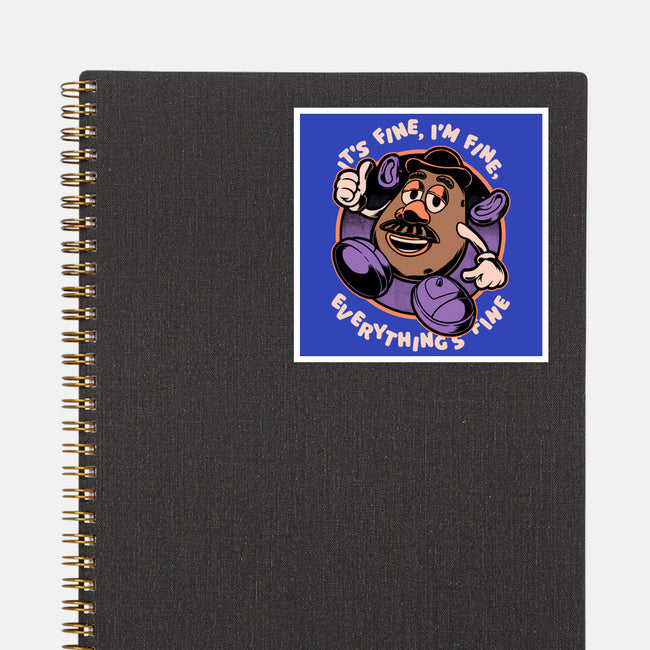 Potato Fine-None-Glossy-Sticker-Studio Mootant