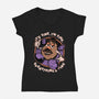 Potato Fine-Womens-V-Neck-Tee-Studio Mootant