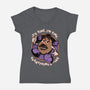 Potato Fine-Womens-V-Neck-Tee-Studio Mootant