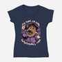 Potato Fine-Womens-V-Neck-Tee-Studio Mootant