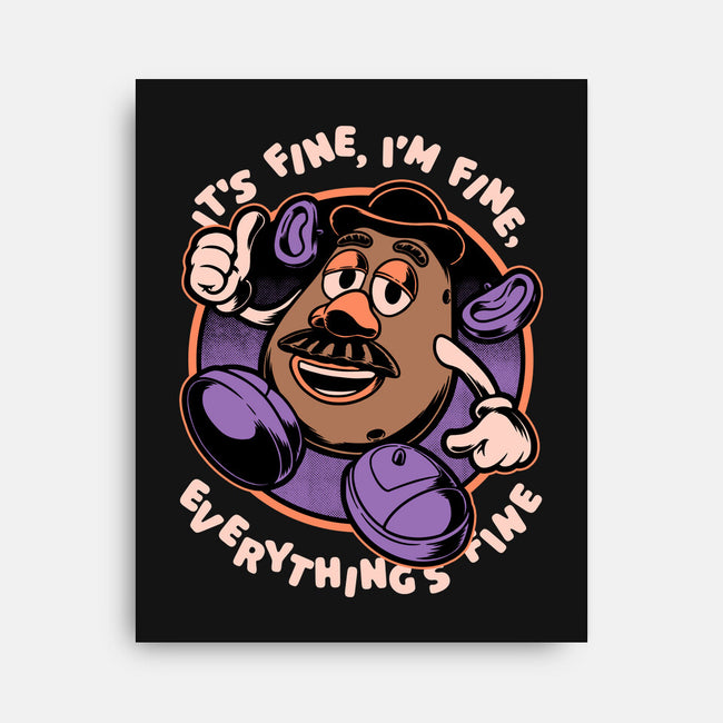 Potato Fine-None-Stretched-Canvas-Studio Mootant