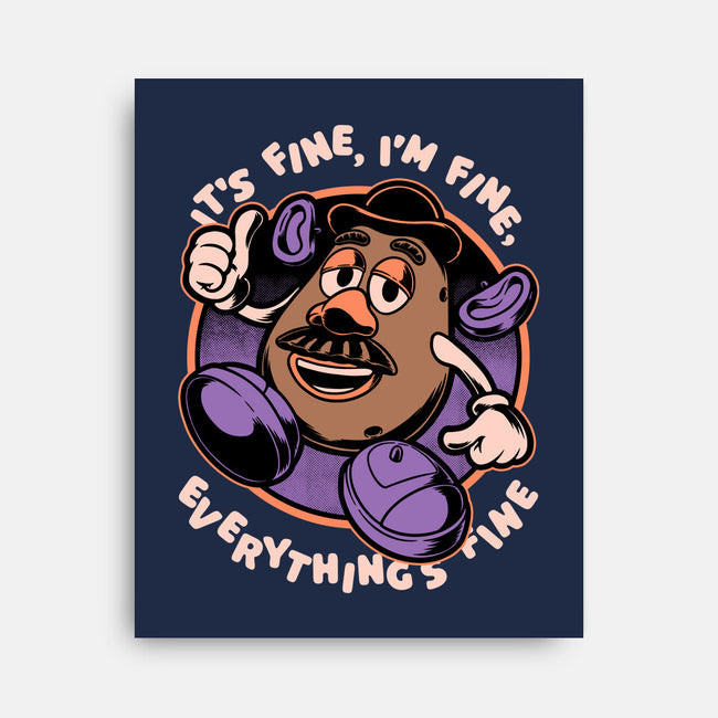 Potato Fine-None-Stretched-Canvas-Studio Mootant