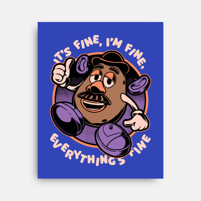 Potato Fine-None-Stretched-Canvas-Studio Mootant