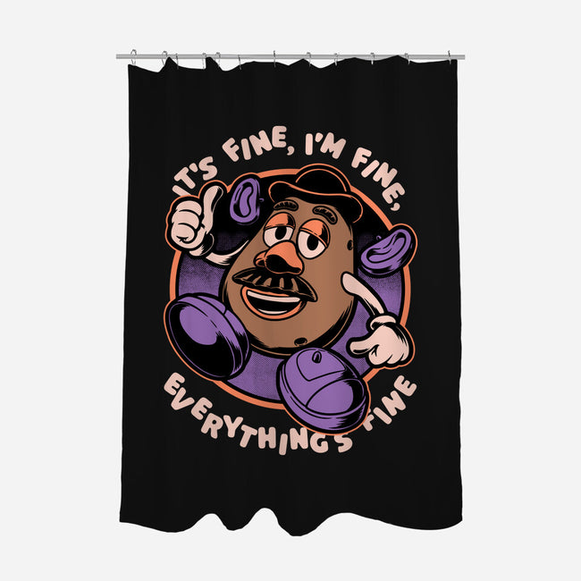 Potato Fine-None-Polyester-Shower Curtain-Studio Mootant