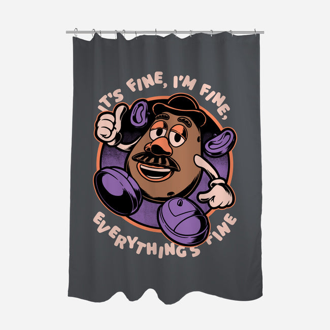 Potato Fine-None-Polyester-Shower Curtain-Studio Mootant