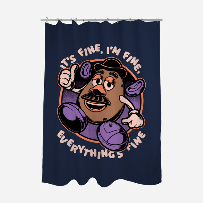 Potato Fine-None-Polyester-Shower Curtain-Studio Mootant