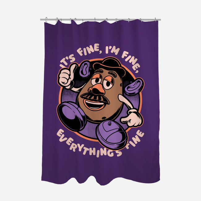 Potato Fine-None-Polyester-Shower Curtain-Studio Mootant