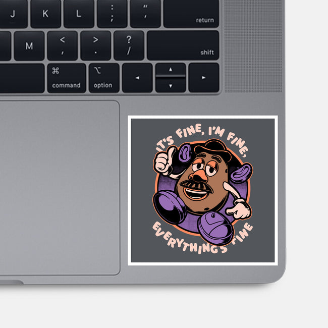 Potato Fine-None-Glossy-Sticker-Studio Mootant