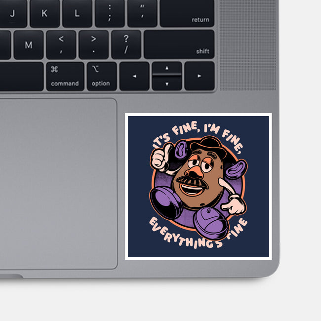 Potato Fine-None-Glossy-Sticker-Studio Mootant