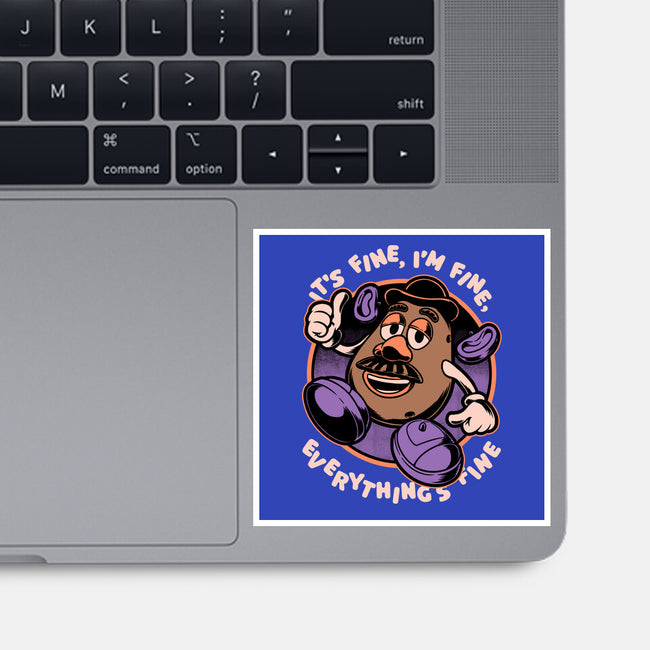 Potato Fine-None-Glossy-Sticker-Studio Mootant