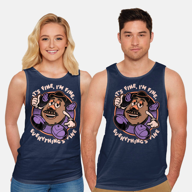 Potato Fine-Unisex-Basic-Tank-Studio Mootant