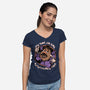 Potato Fine-Womens-V-Neck-Tee-Studio Mootant